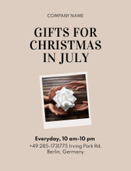 July Christmas Gifts Offer with Happy Couple