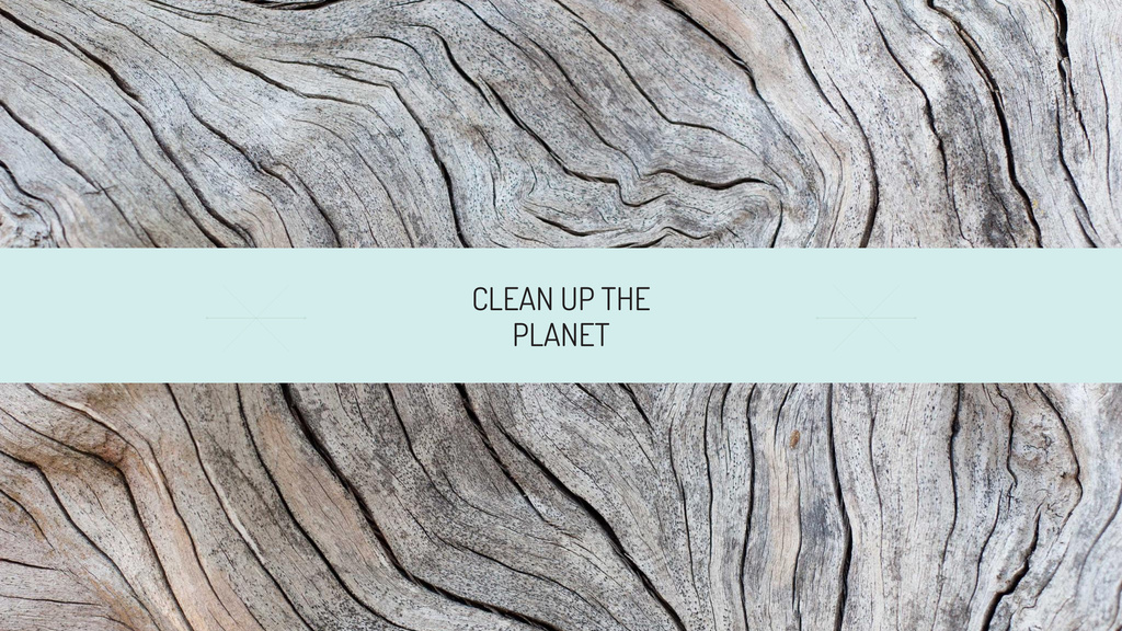 Plantilla de diseño de Clean up the Planet Annual event Youtube 