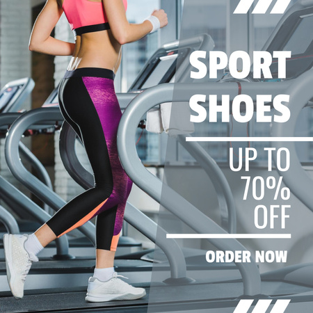 prodej sportovní obuvi Instagram Šablona návrhu