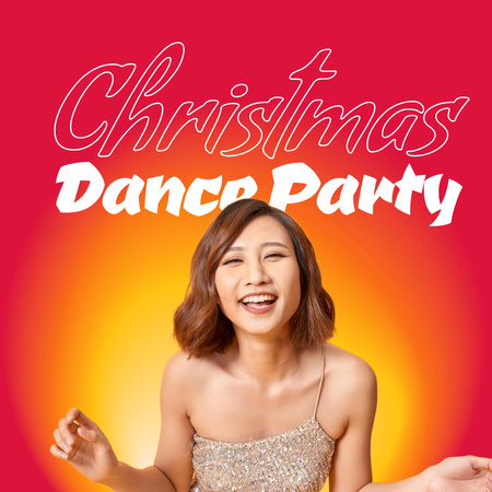 Platilla de diseño Christmas Dance Party Announcement Instagram