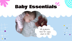 Cute Baby Essentials With Slogan
