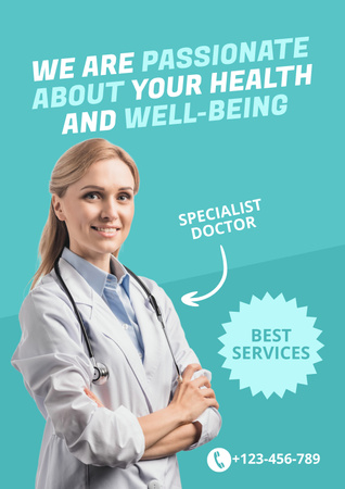 Ontwerpsjabloon van Poster van Healthcare Branding Kits