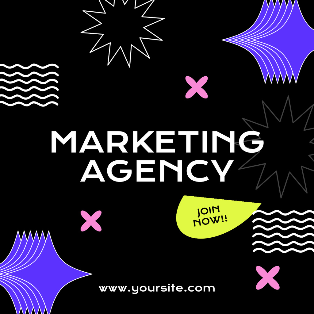 Marketing Agency Is Hiring a Specialists LinkedIn postデザインテンプレート