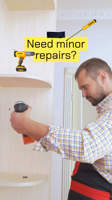 Modèle de visuel Qualified Minor Repair In Homes Offer - TikTok Video