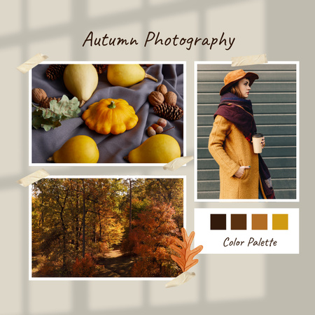 Autumn Photography Instagram Design Template