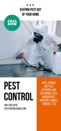 Pest Control Services Flyer DIN Large Design Template