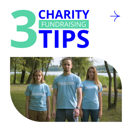 Platilla de diseño Helpful Set Of Tips For Fundraising Animated Post
