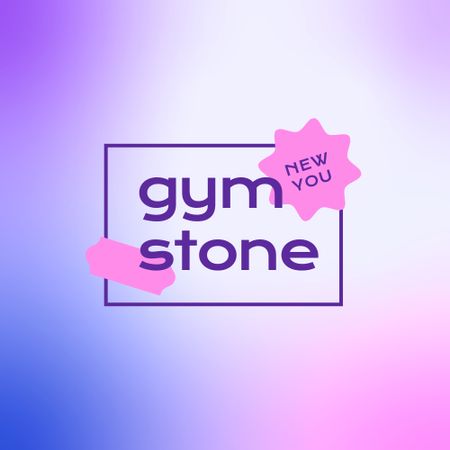 Gym Opening Announcement Logoデザインテンプレート