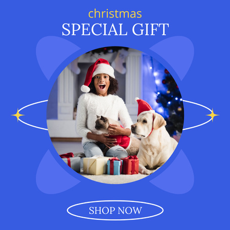 Christmas Gift Purchase Offer Instagram AD Design Template