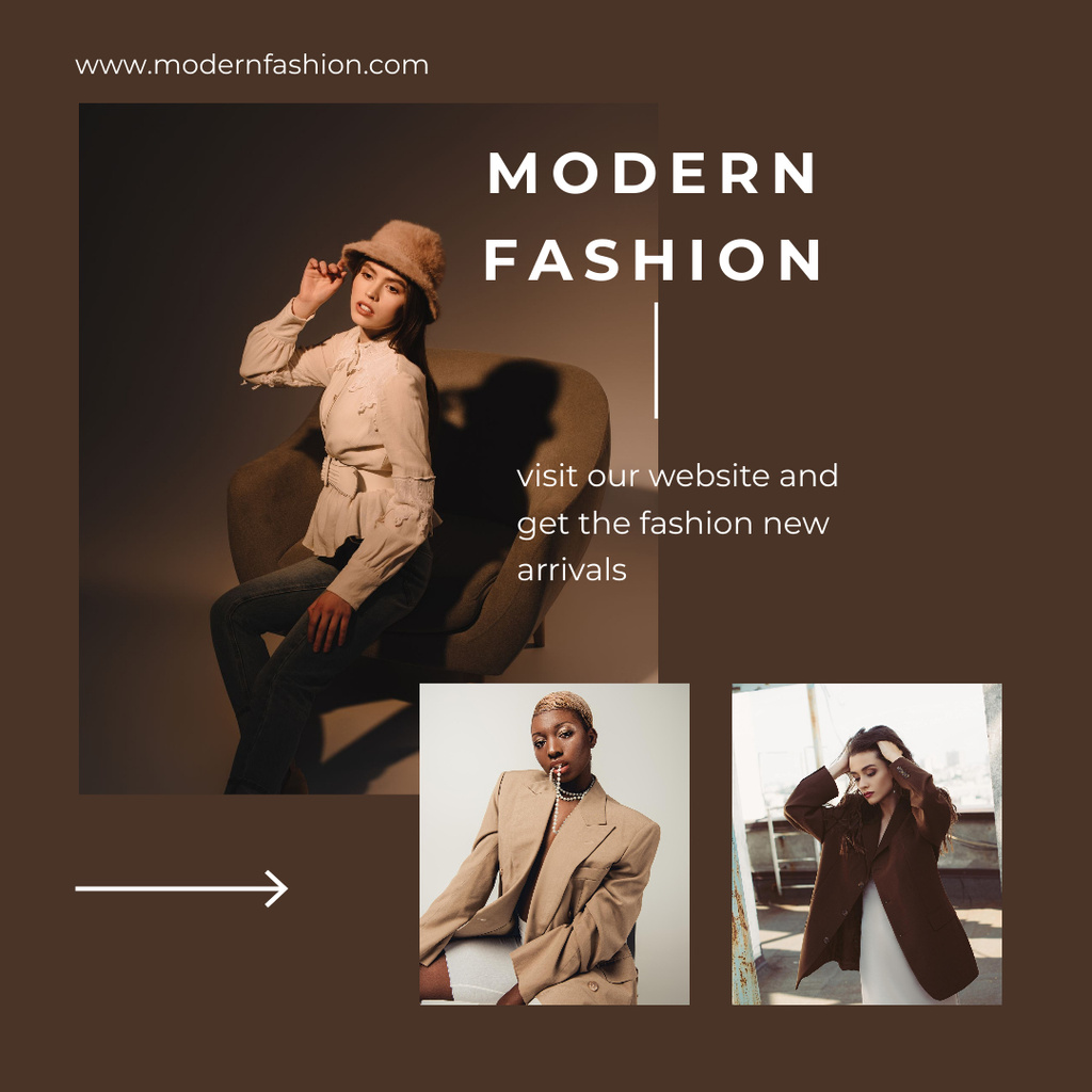 Fashion Collection Ad Instagram Design Template