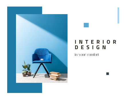 Interior Design Studio Services Overview Presentation Šablona návrhu