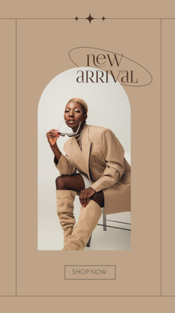 Ontwerpsjabloon van Instagram Story van New Arrival Fashion Collection