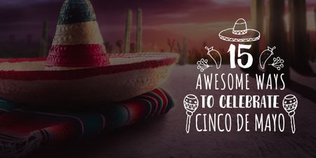 Suggestion of Ways to Celebrate Chico de Maya Image Design Template