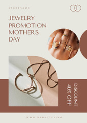 Woman in Awesome Rings on Mother's Day