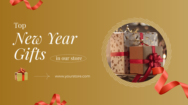 List Of Top Presents For New Year Full HD video Design Template