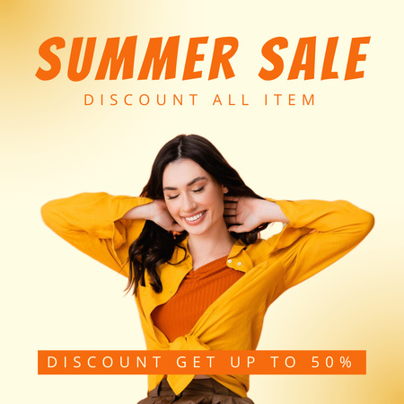 Summer Collection Sale for Women Instagramデザインテンプレート