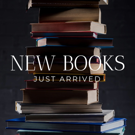 New Books Arrived Instagram – шаблон для дизайна