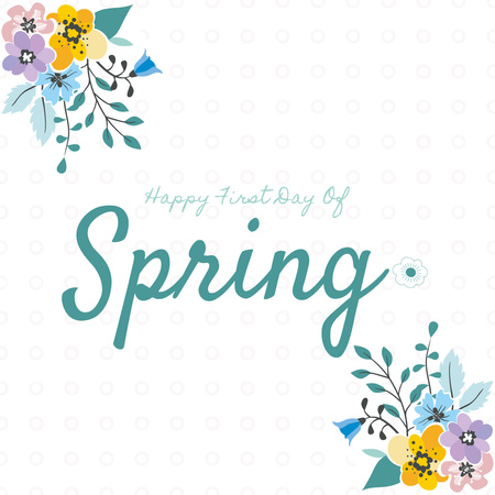 Happy Spring Wishes Instagram Design Template