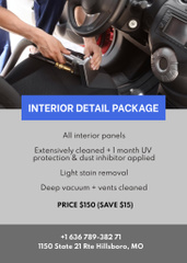 Offer of Professional Car Interior Cleaning