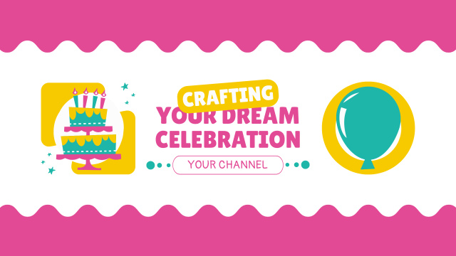 Event Planning of Dream Celebration Ad Youtube Design Template