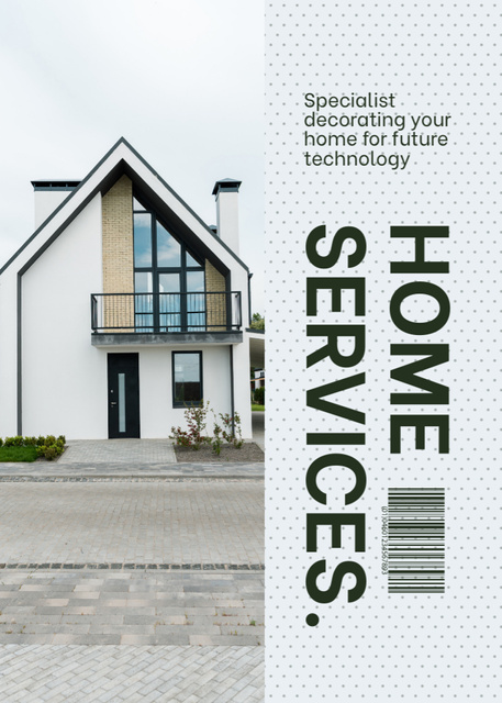 Designvorlage Home Improvement and Restoration Services für Flayer