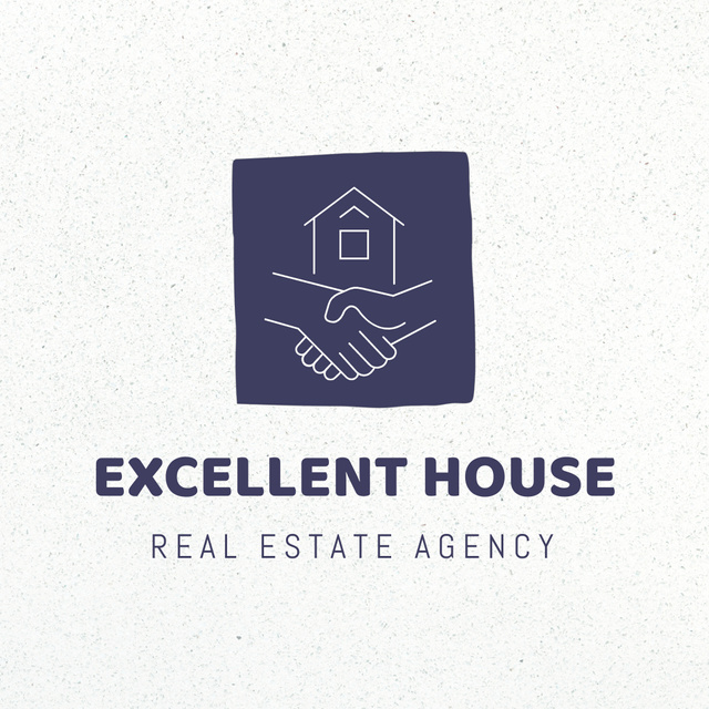 Responsive Real Estate Agency Promotion With Handshake Animated Logo Modelo de Design