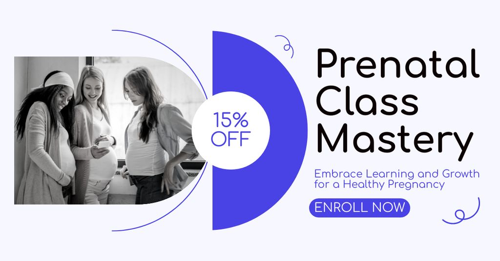 Training in Mastery of Motherhood in Preparatory Classes Facebook AD Design Template