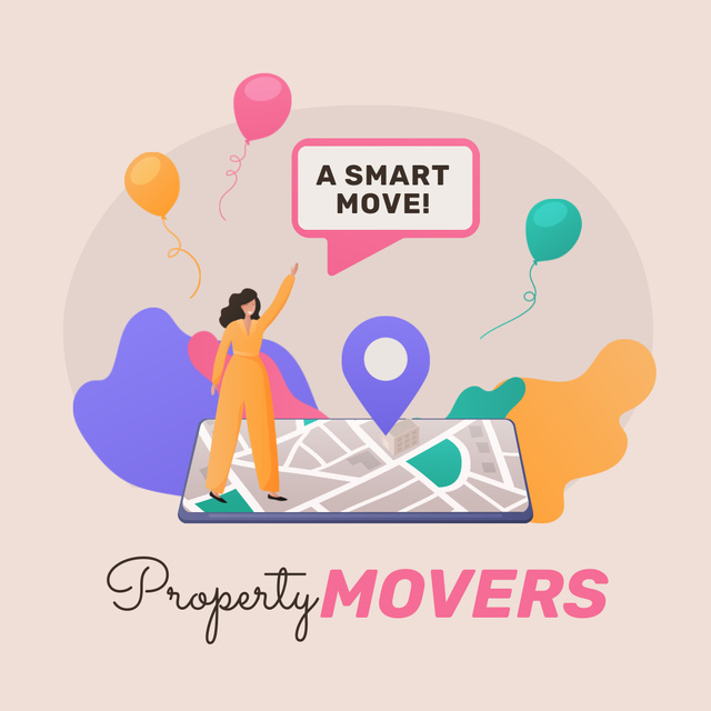 Modèle de visuel Smart Move Tips - Animated Post