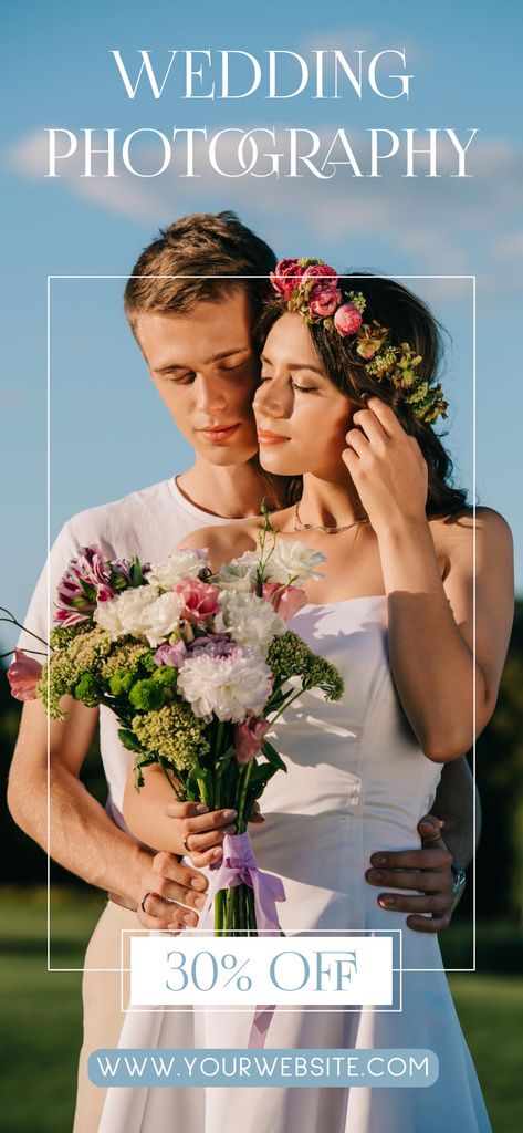 Outdoor Wedding Photography Offer Snapchat Geofilter Šablona návrhu