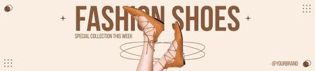 Plantilla de diseño de Offer of Stylish Female Shoes Ebay Store Billboard 