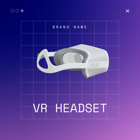 Broad Collection of VR Gear Animated Post Design Template