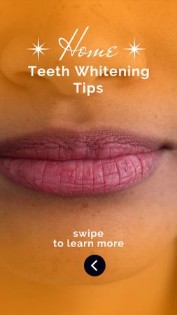 Platilla de diseño Teeth Whitening At Home Tips And Tricks TikTok Video