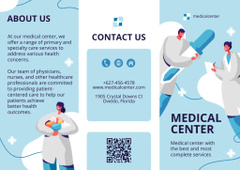 Cartoon Illustrated Information about Medical Center