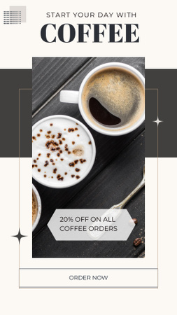 Happy International Coffee Day Instagram Story Design Template