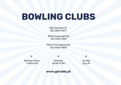 Special Discount in Bowling Club