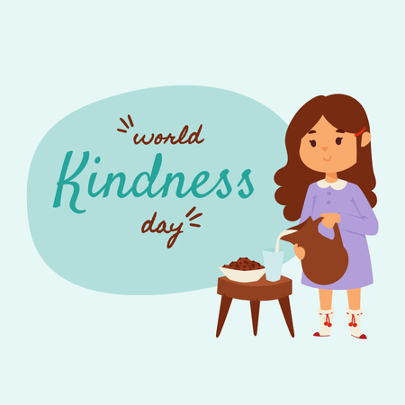 World Kindness Day Announcement Instagram Design Template