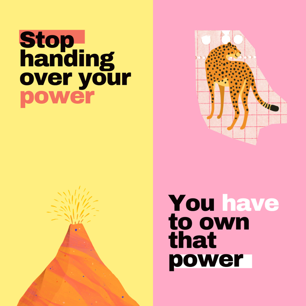 Designvorlage Phrase that Inspires and Motivates für Instagram
