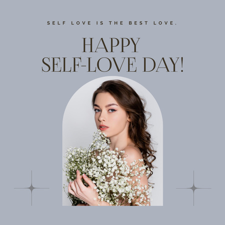 Template di design Felice annuncio del giorno dell'amor proprio Instagram