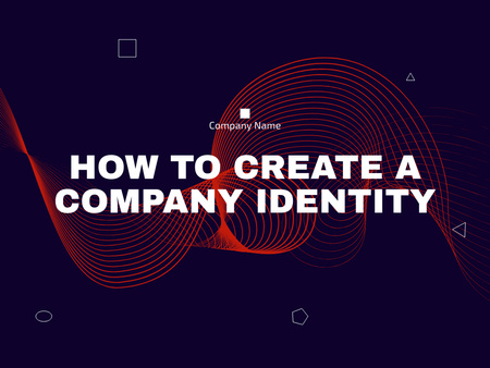 Company Identity Creation Strategy Presentation – шаблон для дизайну