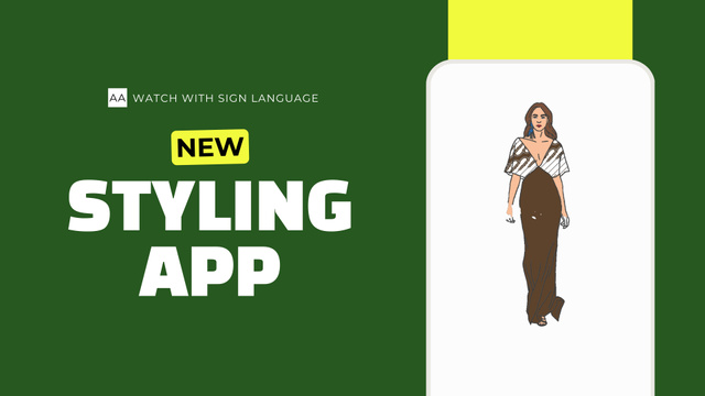 Template di design New Styling Application For Outfits Creation Full HD video