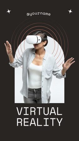 Virtual Reality Instagram Story Design Template