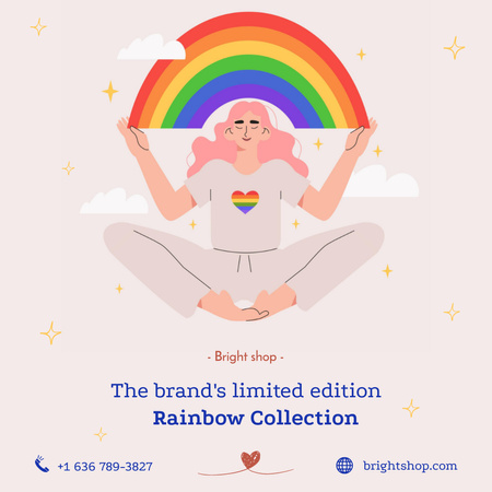 Platilla de diseño LGBT Shop Ad Instagram