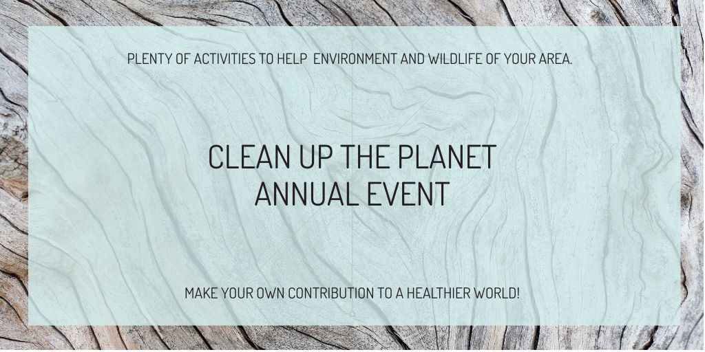 Szablon projektu Clean up the Planet Annual event Twitter