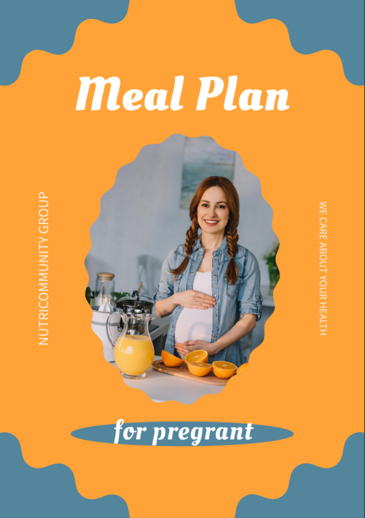 Designvorlage Prenatal Nutrition Services für Flyer A7