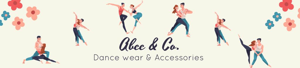 Designvorlage Offer of Dance Wear and Accessories für Ebay Store Billboard