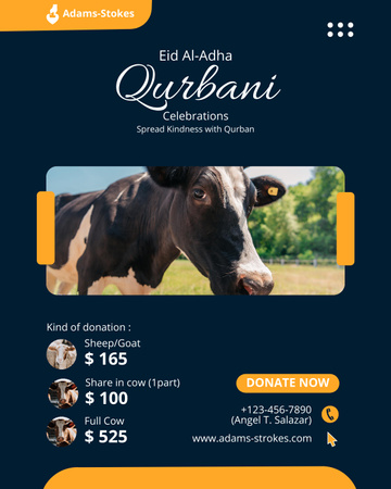  Offer Discounts on Beef for Eid al-Adha Poster 16x20in Design Template