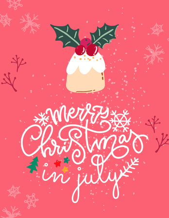 Platilla de diseño Captivate Your Imagination with a Magical July Christmas Flyer 8.5x11in