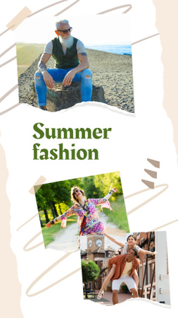 Platilla de diseño Summer Fashion for Everyone Instagram Story