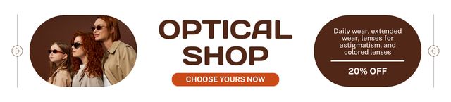 Modèle de visuel Collection of Sunglasses for Daily Wear at Optical Store - Ebay Store Billboard