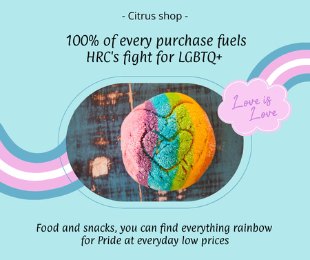 Plantilla de diseño de LGBT Community Invitation Facebook 